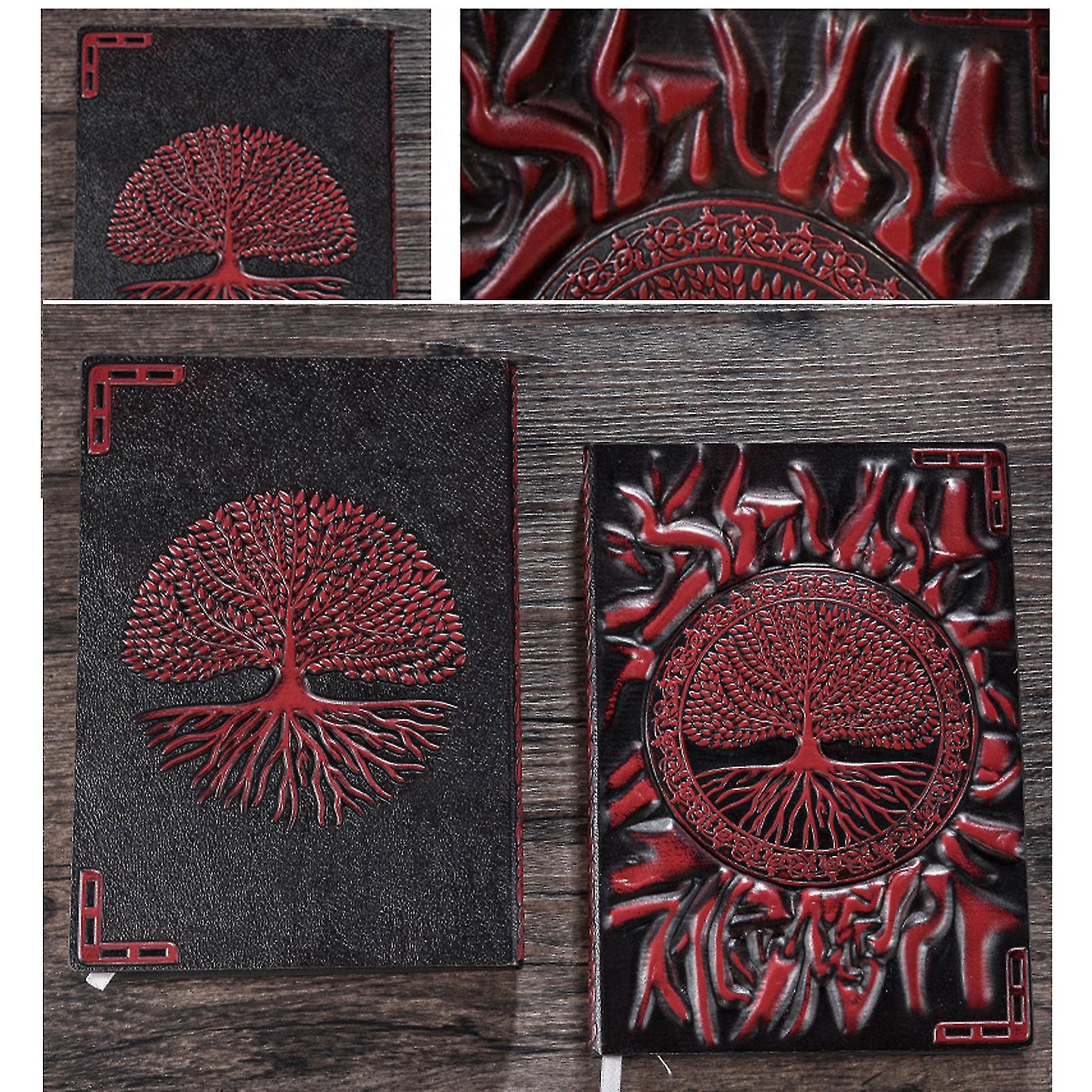 Retro Embossed Notepad Exquisite Three-dimensional Embossed Hard Cover