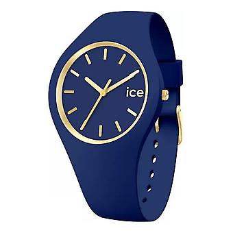 Ice glam brushed Japanese Quartz Analog Women's Watch with Silicone Bracelet IC020544
