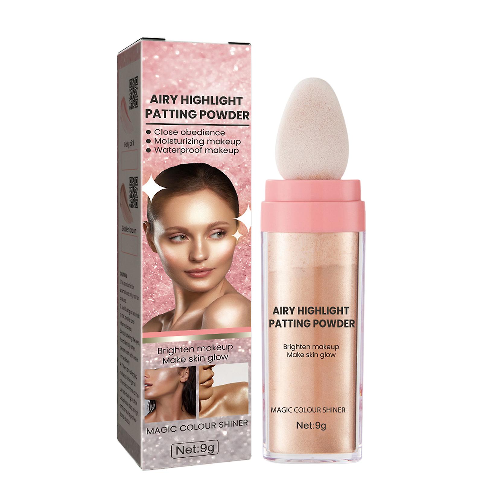 Fairy Powder Highlighter Long Lasting Waterproof Shimmering Highlighter Powder Natural Brighten
