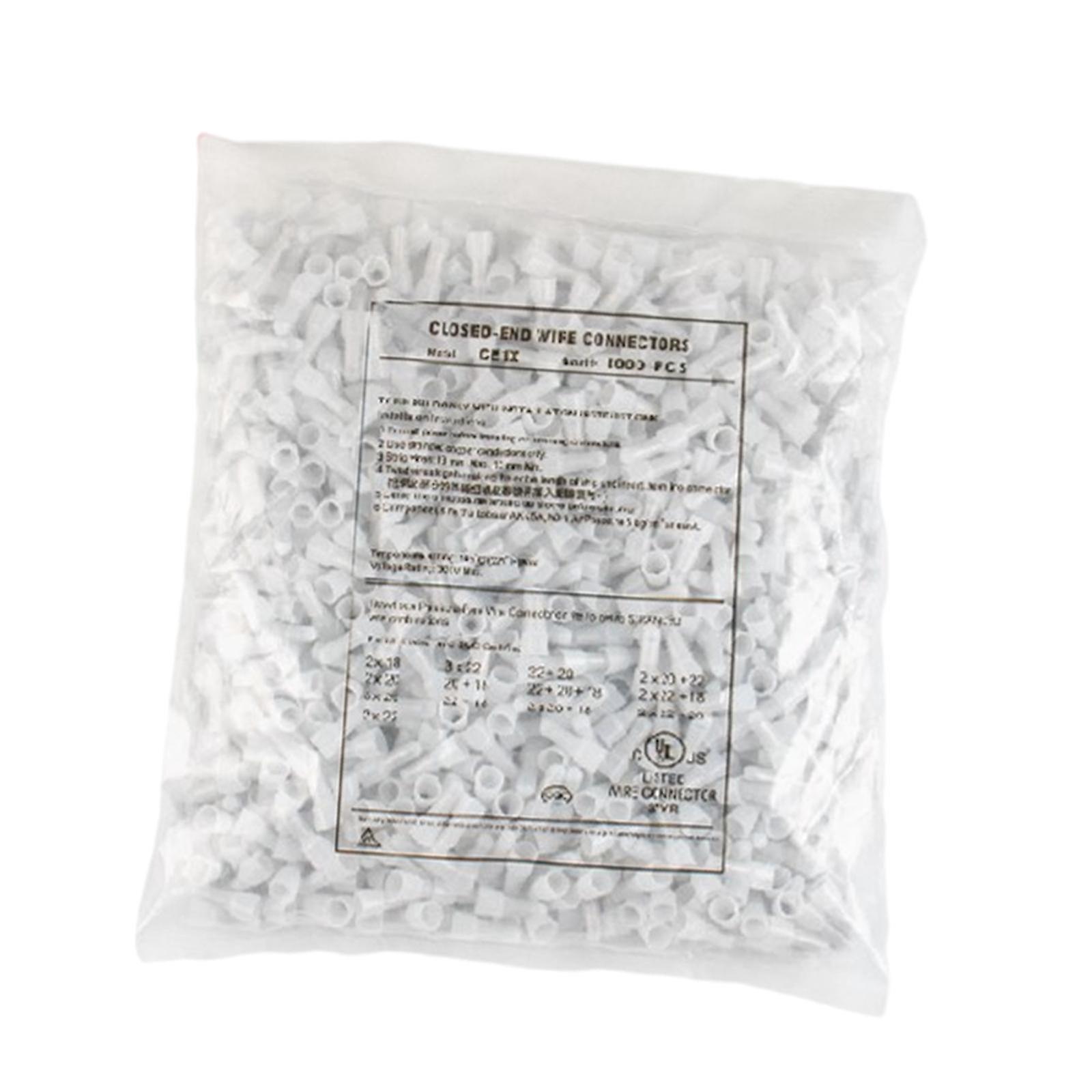 1000 PCS Electrical Wire Crimp Terminals Quick Splice Cable Connectors CE-5X