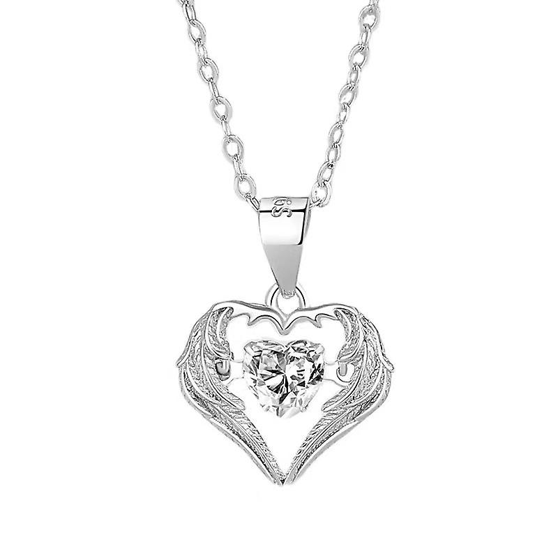 S925 Sterling Silver Änglavingar Hänge