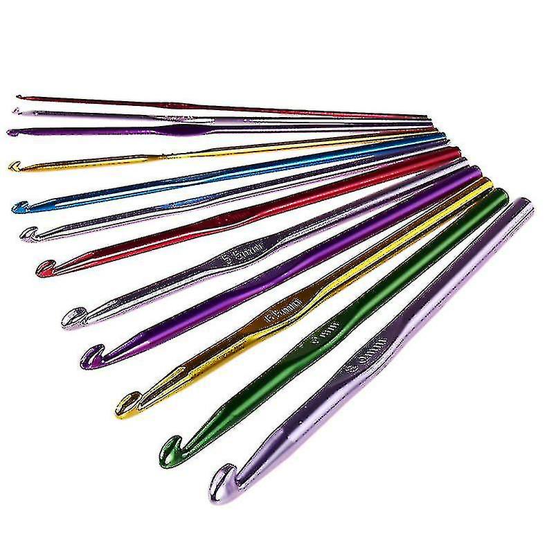 12 Pcs Crochet Hooks Set For Beginners Home Use