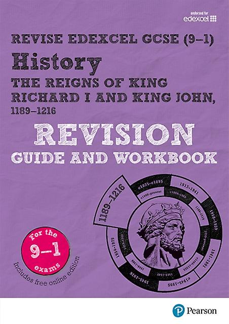 Pearson Revise Edexcel Gcse History King Richard I And King John Revision Guide by Kirsty Taylor Multiplecomponent retail product Book