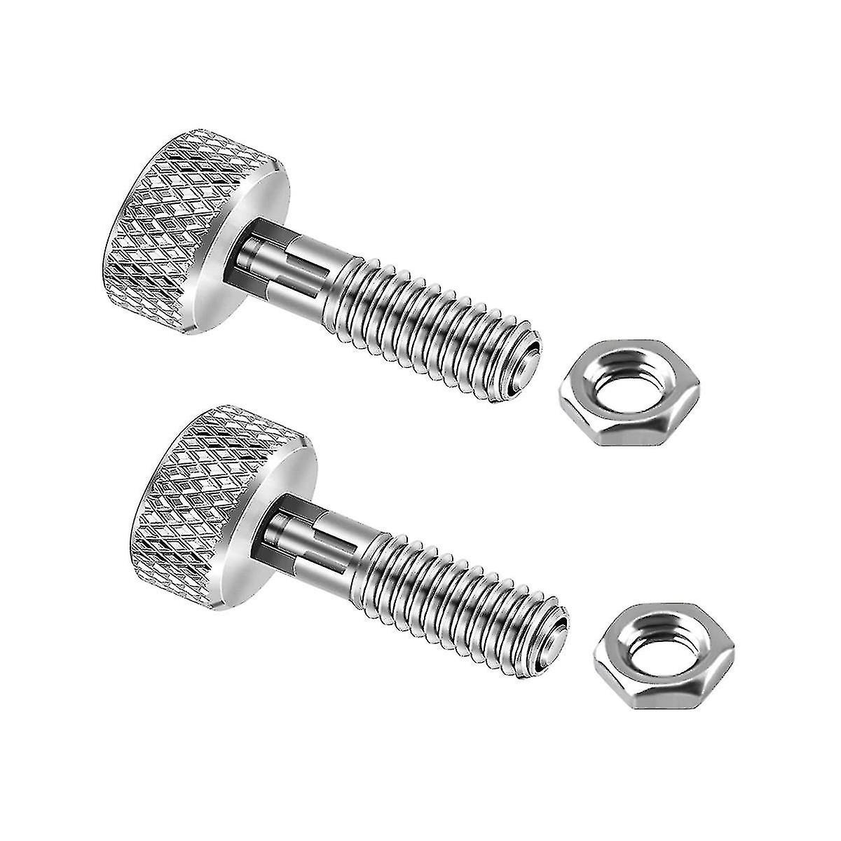 Retractable Plunger, 2pcs Stainless Steel Lock Out Type Handle Quick Release Pin Lock M6 Retractabl