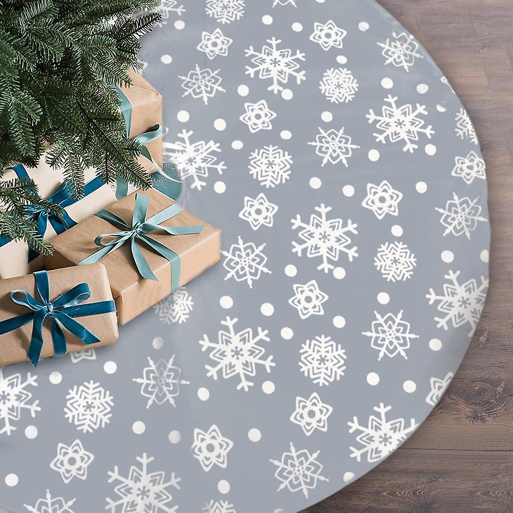 Snowflake Tree Skirt Snowflake Tree Skirt