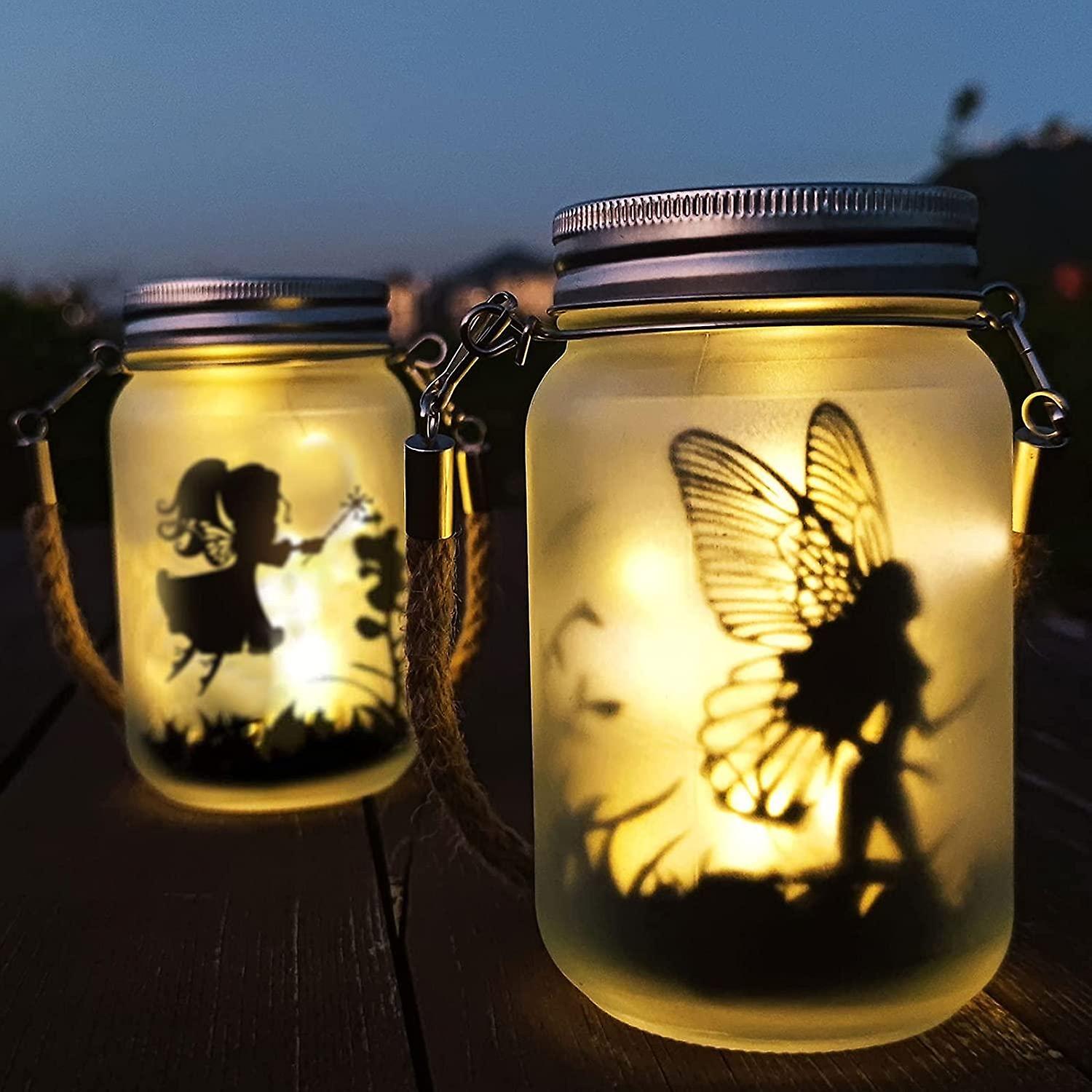 Solar Lantern, Mostof IP44 Waterproof Outdoor Mason Jar Solar Lamp for Patio Lawn Party Lights Garde