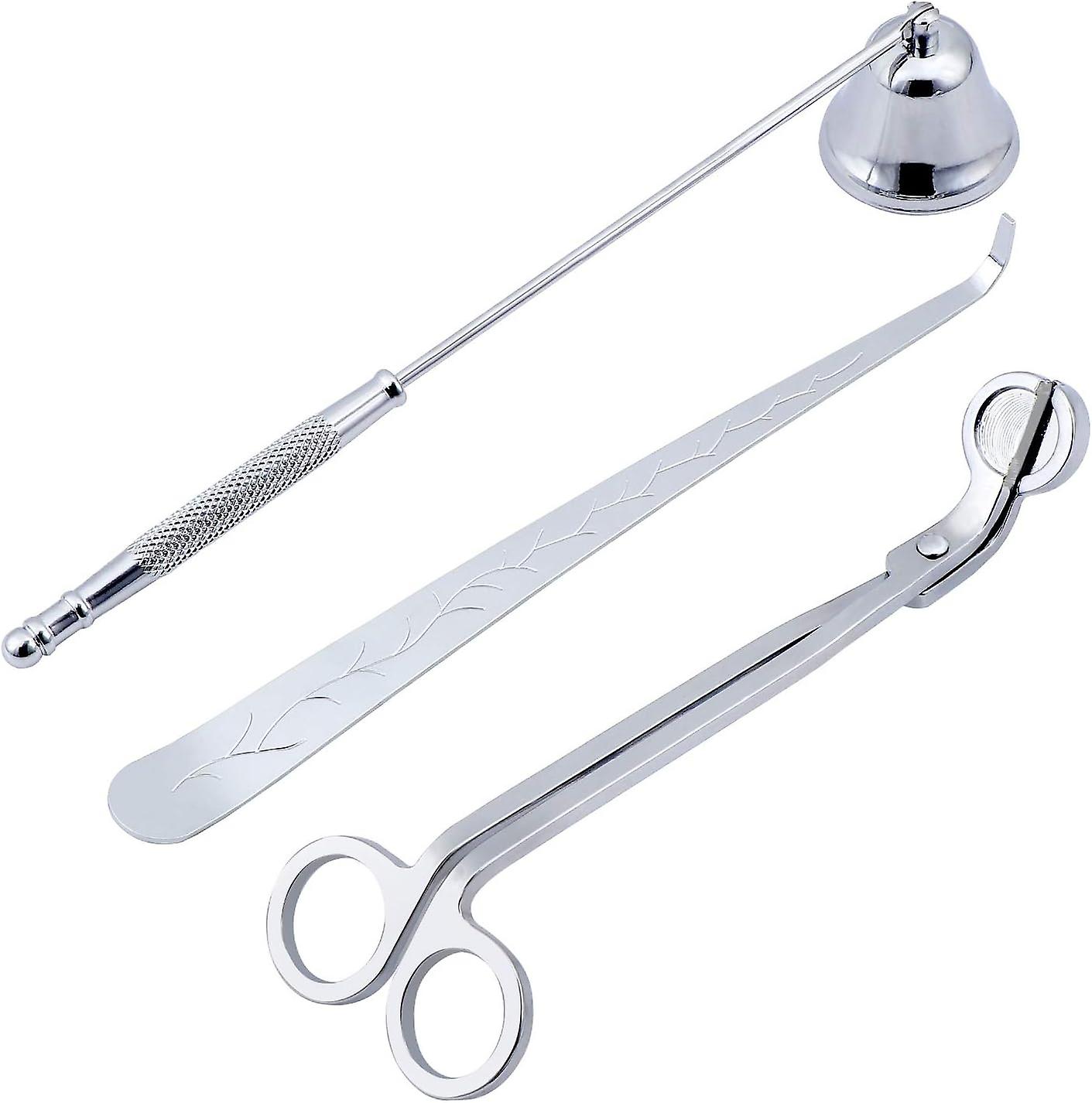 Candle Accessory Set Includes Candle Snuffer Wick Scissors Wick Puller Candle Accessories for Home W
