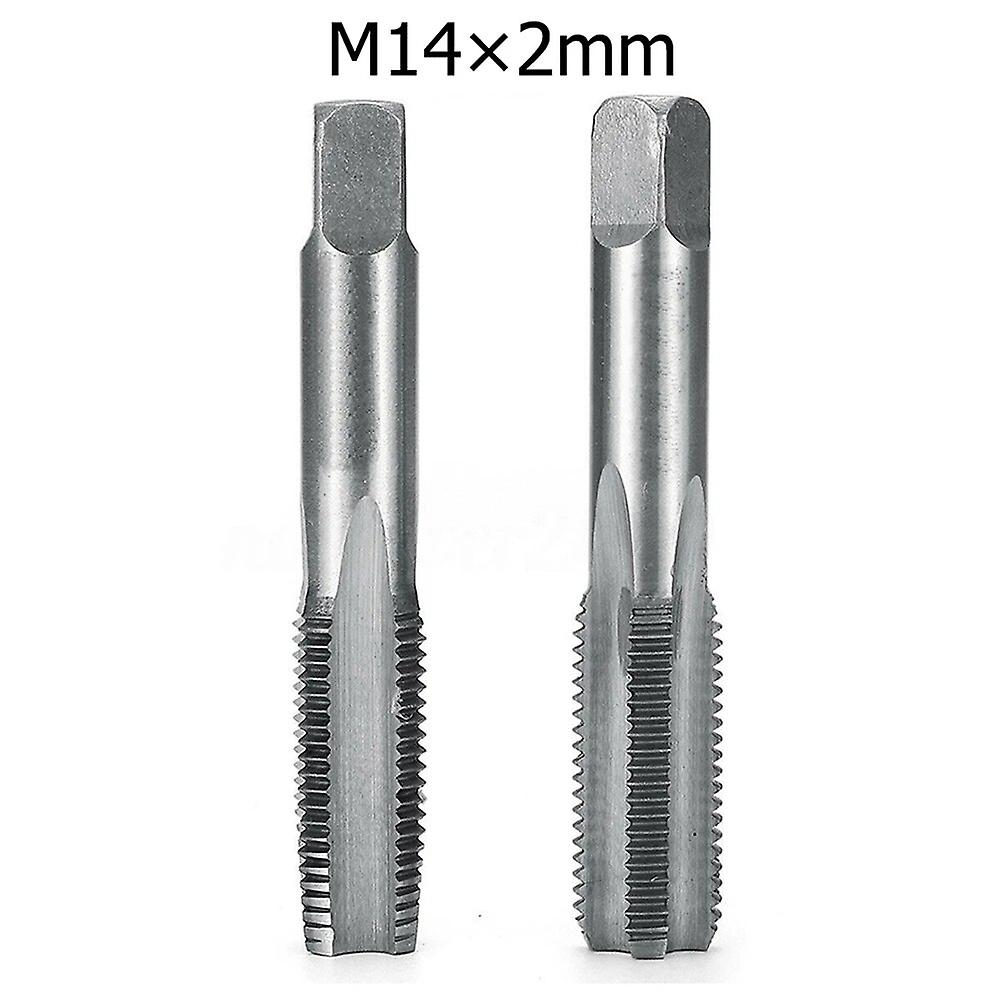 2pcs Right Hand Thread Tap Machine HSS Plug Metric Tap Drill Thread Tools Hand Drill M10 M12 M14 M16 M20~10976
