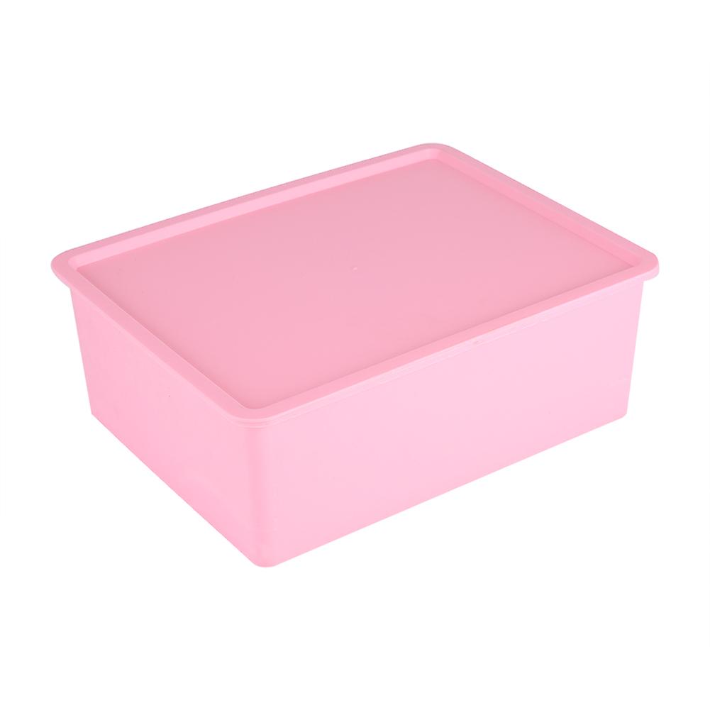 Storage Box Case Organizer Container Home Organizer for Underwear Pink