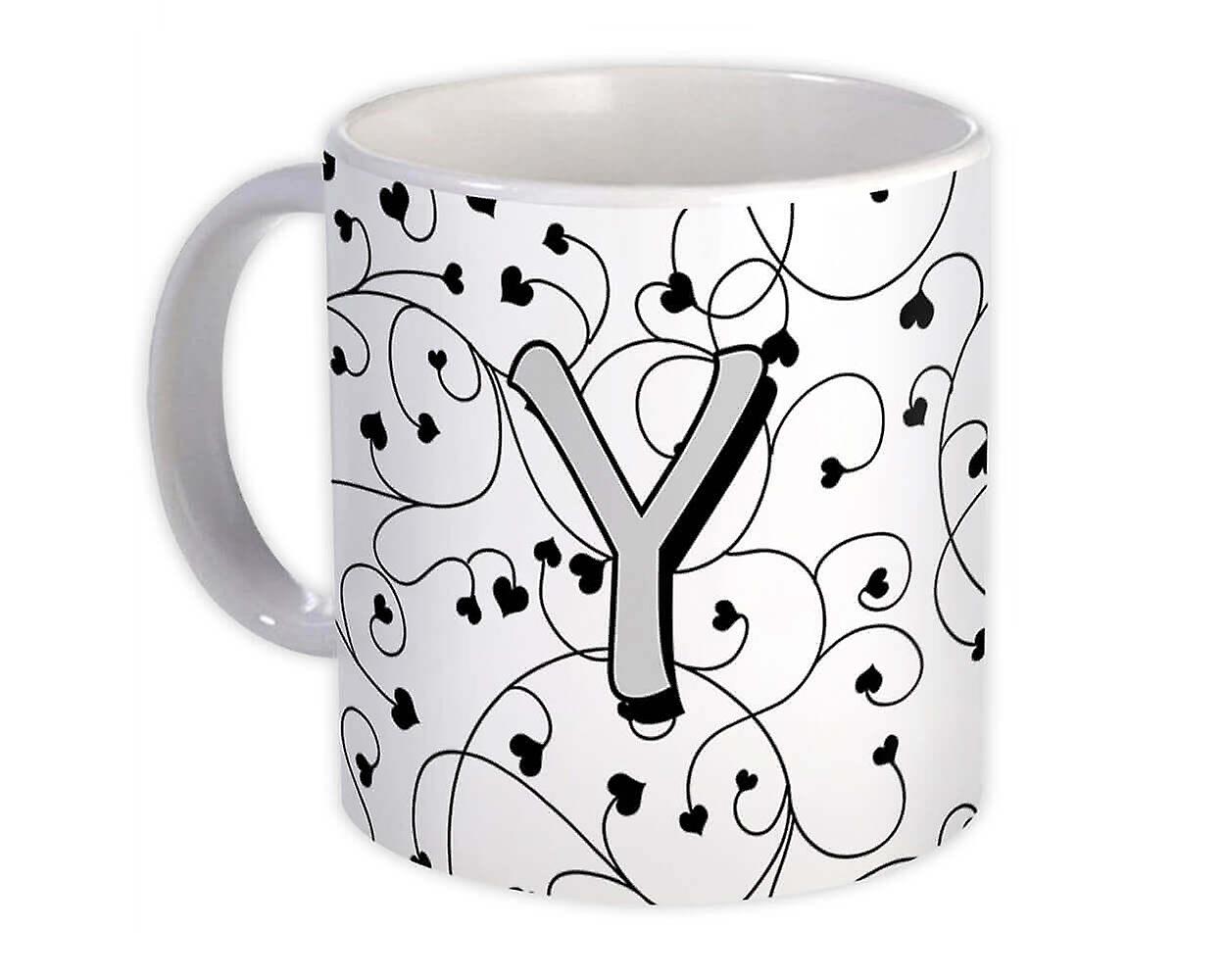 Lahjamuki: Monogrammikirjain Y Aakkoset