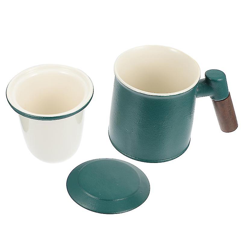 1pcs Holzgriff Milchbecher