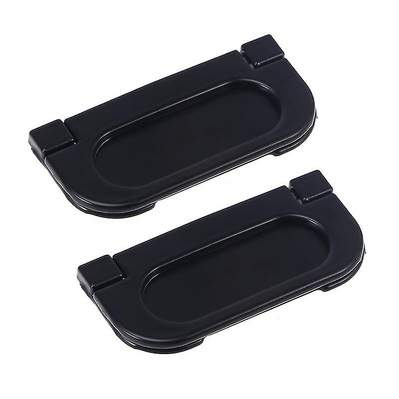 6pcs Flat Black Cabinet Knob