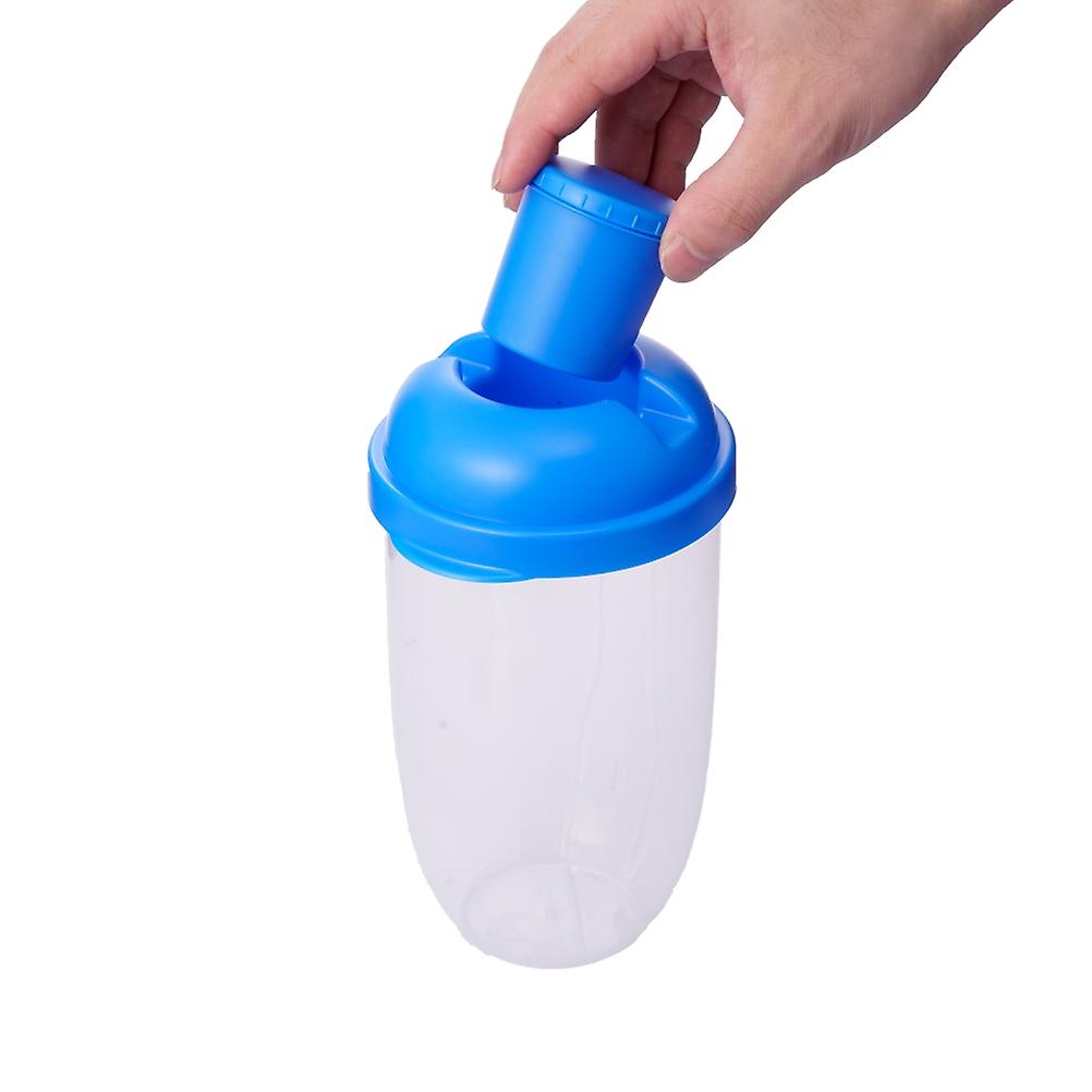 Fresh Salad Container Serving Cup with Dressing Container Fork Portable Plastic Food Storage Bottle for Picnic Lunch