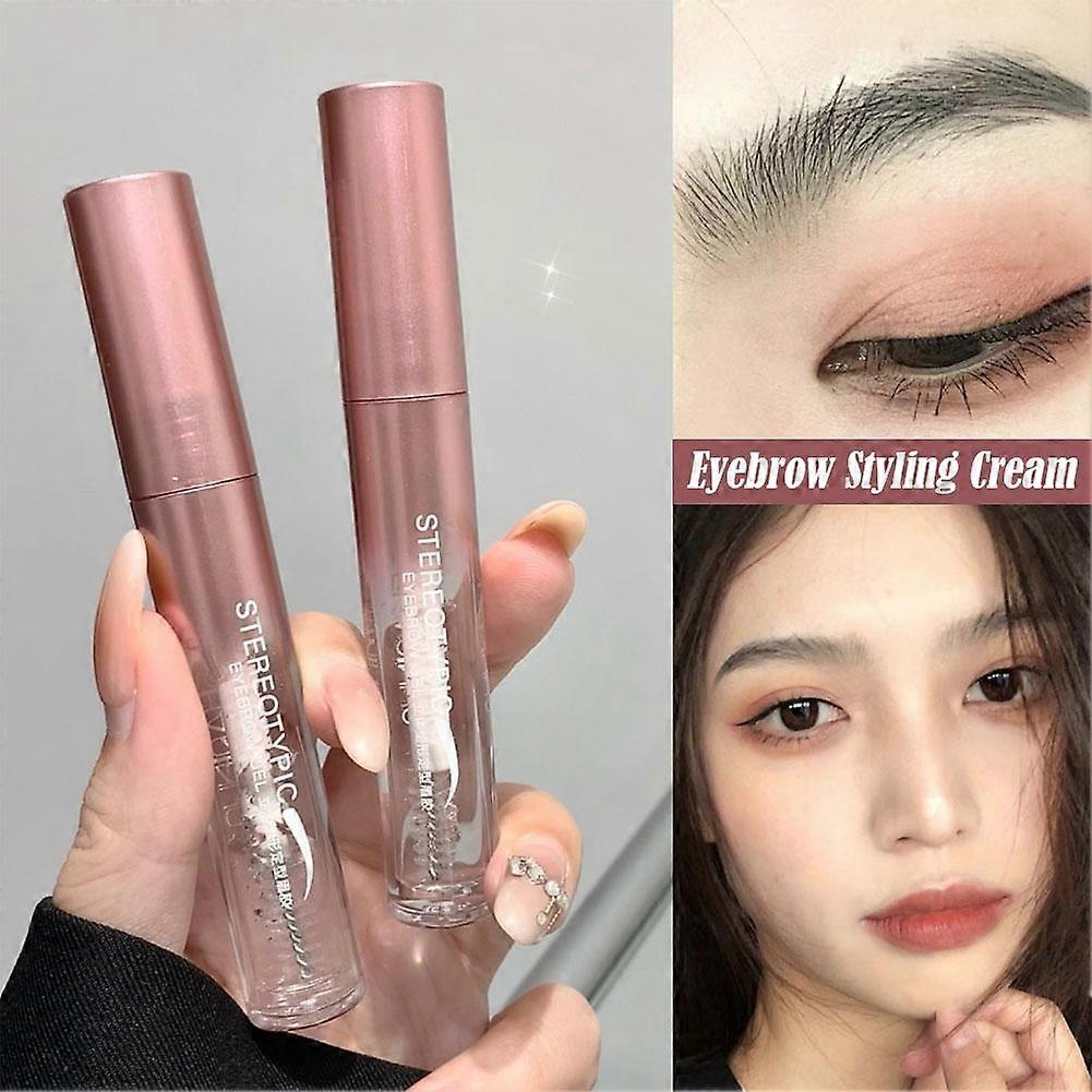 3D Augenbrauengel Augenbrauenwachs Wasserfest Langanhaltend Styling Pinsel Creme