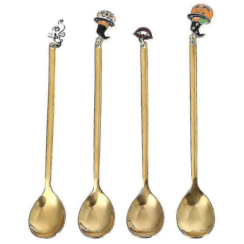 4pcs Kitchen utensils,  Halloween Pendant Spoons