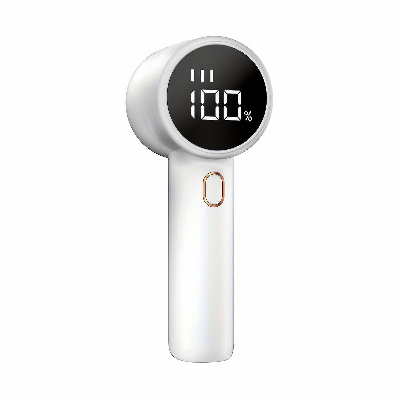 Portable Fabric Shaver Pro - USB Rechargeable Sweater Defuzzer with Digital Display, Lint Remover, Fuzz Remover, Pilling Remover, Hairball Trimmer for