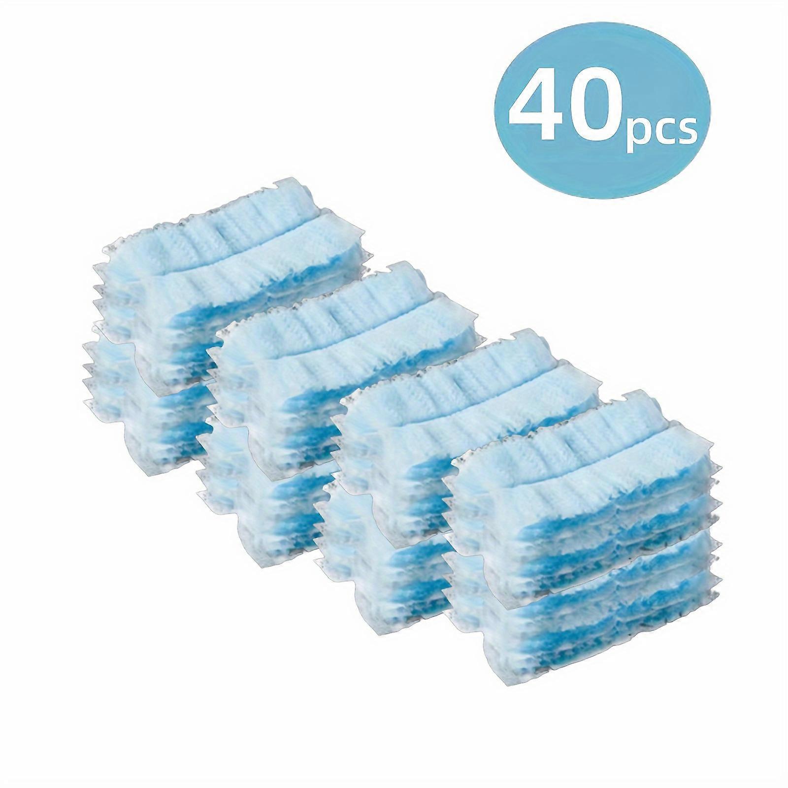 Electrostatic Disposable Duster Refill Cloths 40/60 Piece - Easy Dust Cleaning For Electronics, Furniture, Blinds & Ceiling Fans - No Handle Needed -