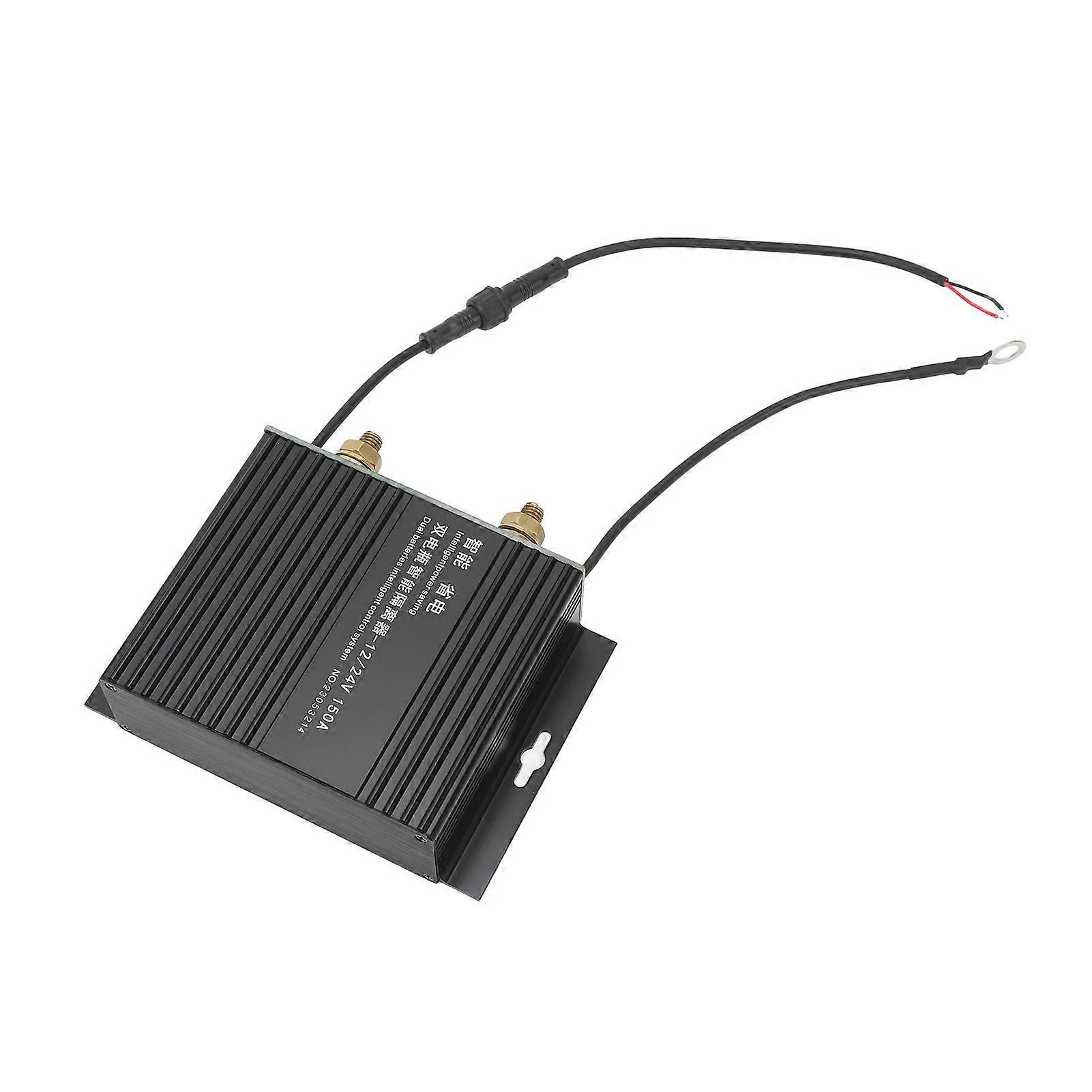Dual Battery Isolator 150a 12v 24v Led Smart Flashing Voltage Sensitive Relay For Rv Off Road Vehicle Boat Yacht Car