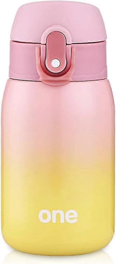 Kids Water Bottle, Double Wall Vacuum Insulated Stainless Steel Bottle for 24 hrs Cooling & 12 hrs K