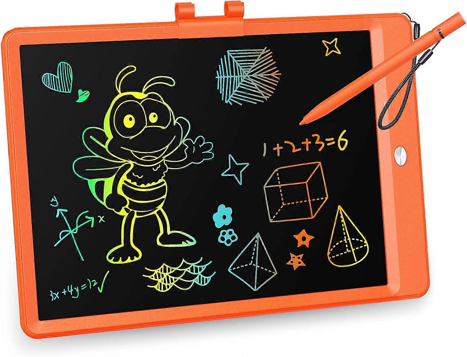 LCD Writing Tablet, 10 Inch Colorful Toddler Doodle Board Drawing Tablet, Erasable Reusable Electronic Drawing Pads, Educational and Learning Toy for 