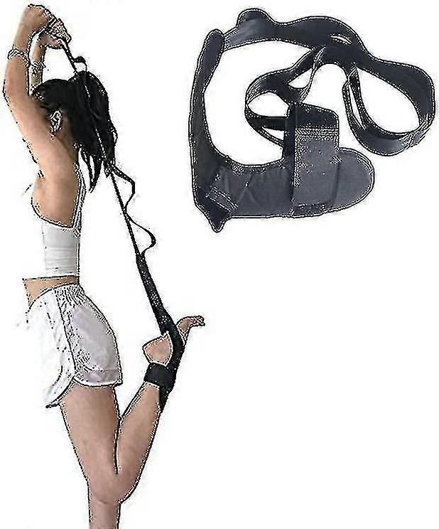 , Stretch Yoga Band With Buckles. Stretching Strap For Yoga