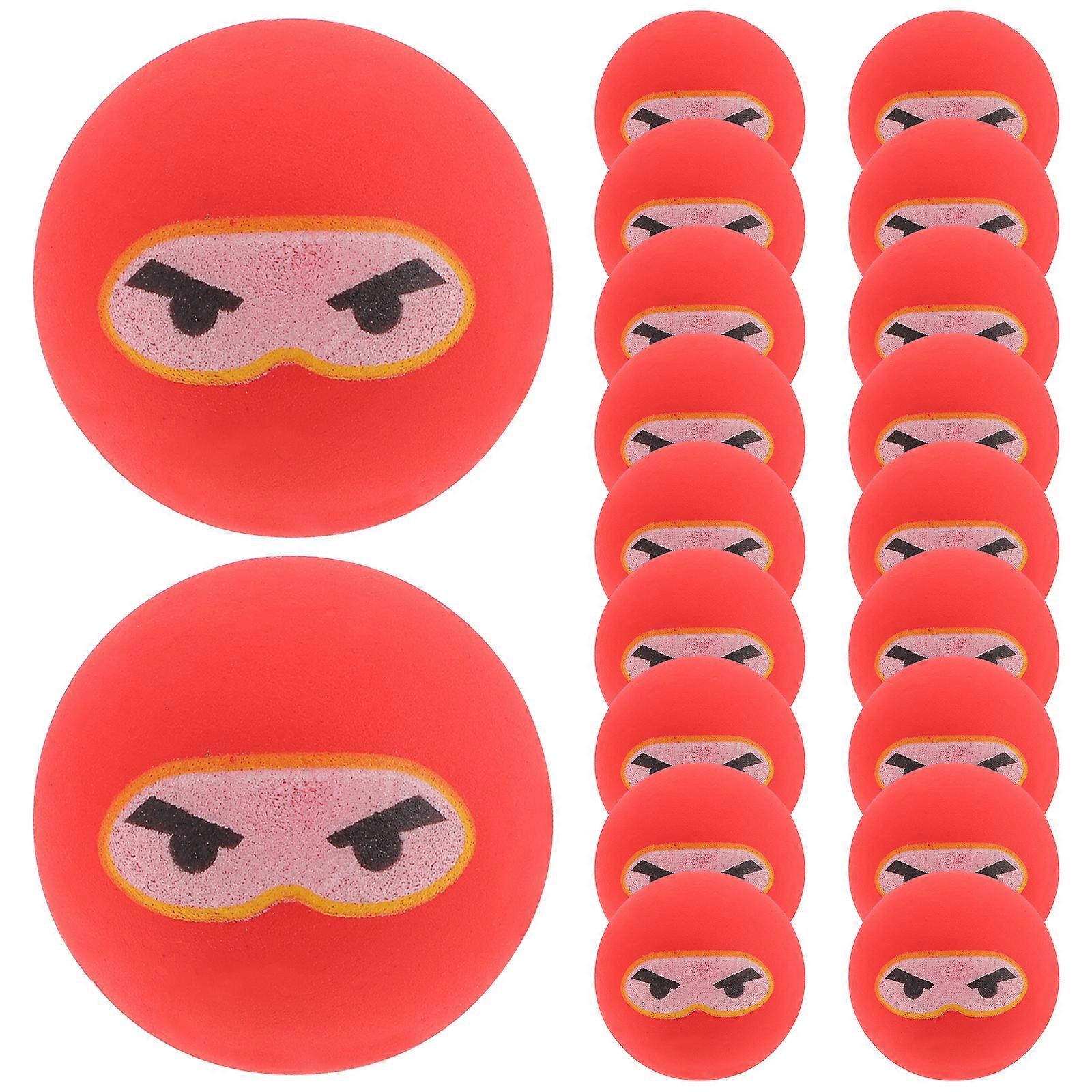 20Pcs Ninja Bouncing Balls Kids Ninja Bounce Balls for Christmas Birthday School