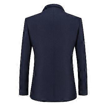 Blazer Décontracté à Col Montant Pour Homme, Style Rétro Chinois