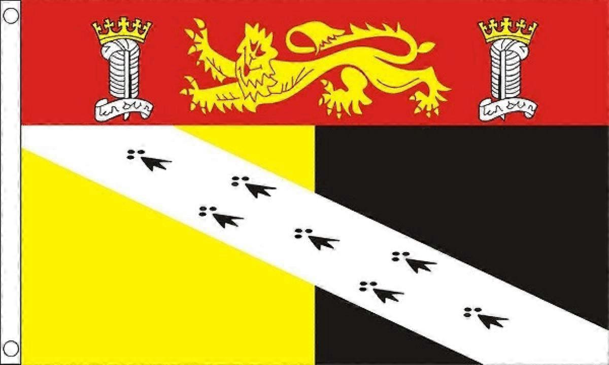 Norfolk Crest Flag - 100% polyester met oogjes - Engelse County Flag