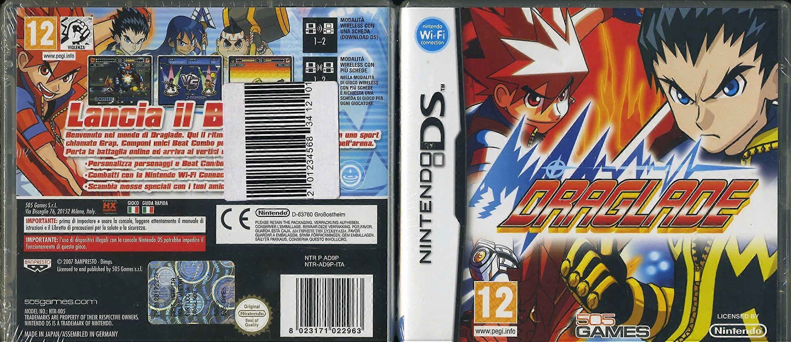 GIOCO DS DRAGLADE - PAL - New & Sealed