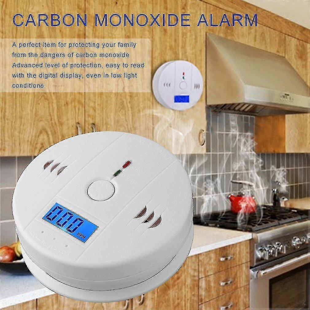 Co Carbon Monoxide Poisoning Gas Sensor Warning Alarm Detector Tester Lcd