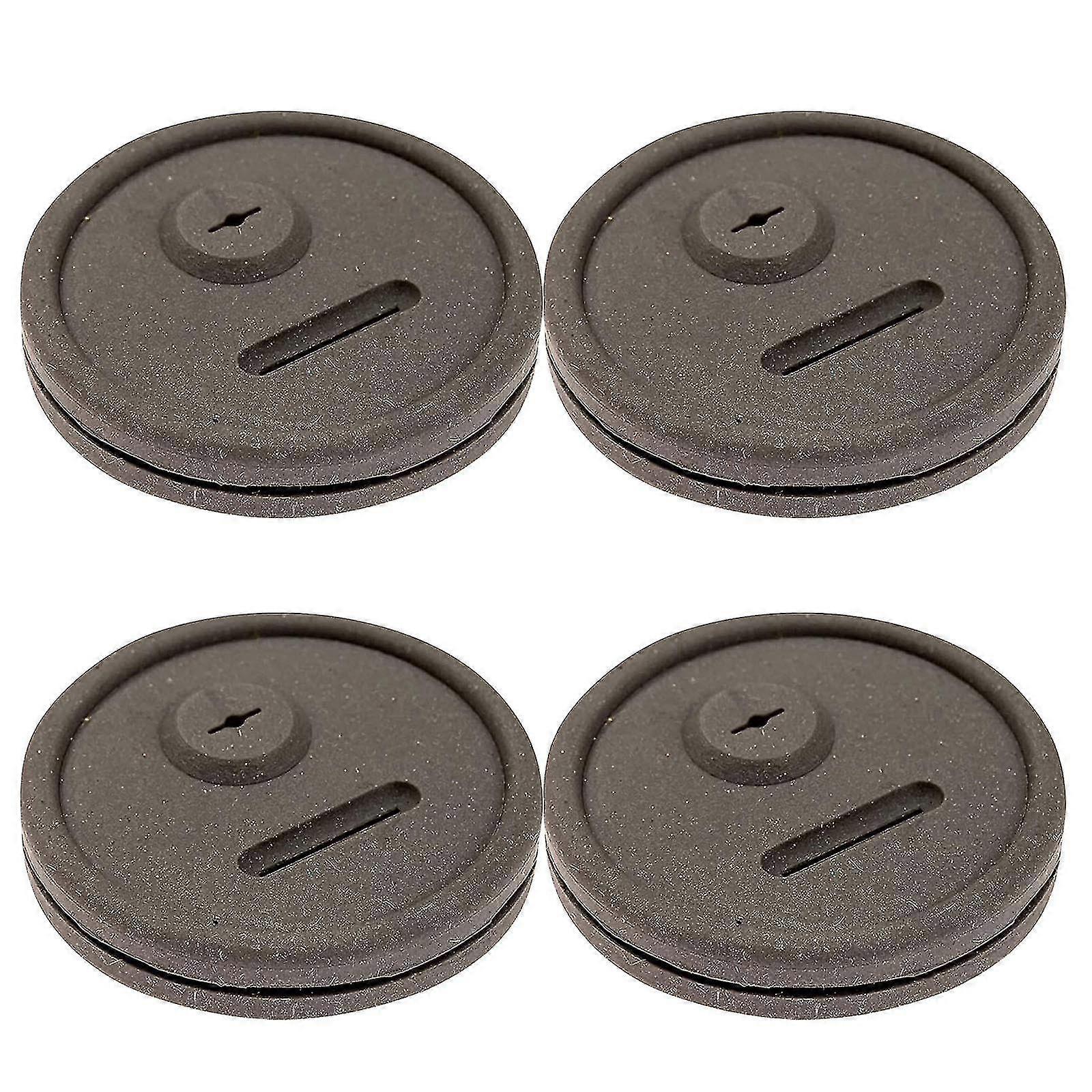 4-pack Thermometer And Probe Grommet For Bbq Grill, Compatible With 85037 Cookers, And Other Grills Diy Sensor Port Happy H