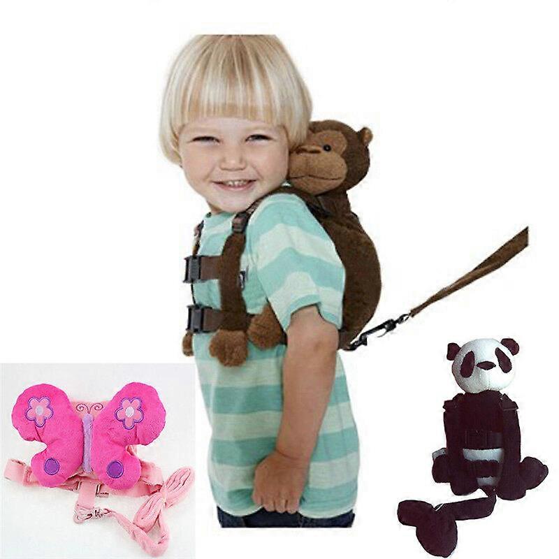 Monkey 2-in-1 Toddler Walking Safety Harness Backpack Bag Strap