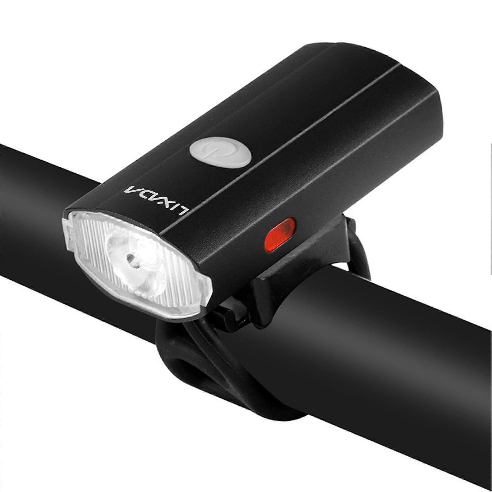 Lixada 2 IN 1 Bike Helmet Light USB Rechargeable Cycling Helmet Headlight Waterproof Bicycle Headlight and Taillight Handlebar Front Light Rear Tailli