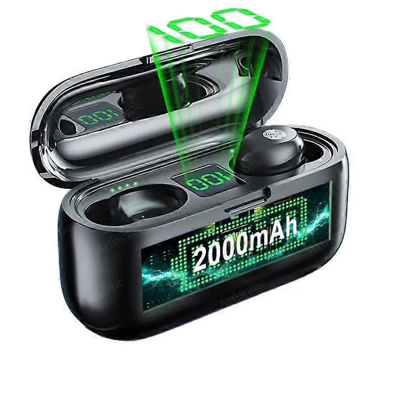 F9P Earbudds Bluetooth True Wireless With Charging Box TWS LED Display Earphones