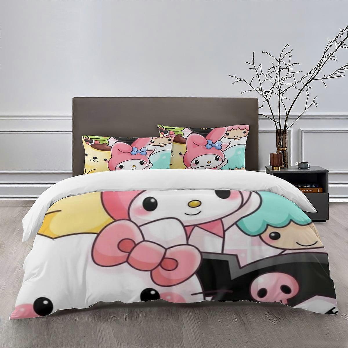 Bed Sheets g1431 Sanrio Bedding Sets Bed Cartoon Duvet Cover