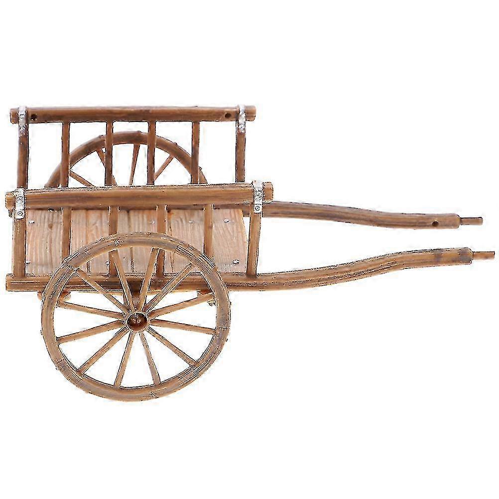 Tiny Farm Trolley Model Miniature Farm Cart Model Tiny Cart Model Miniature Trolley Model