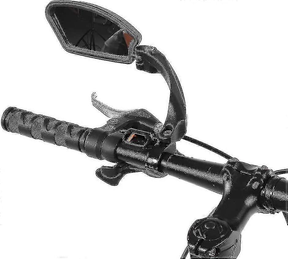 Bicycle Rear View Mirror, Handlebar Bicycle Mirror, Hd, Impact Resistant, Glass Lens, Adjustable, 360 Rotation Check, For Vehicle Quality, Bicycle Mi