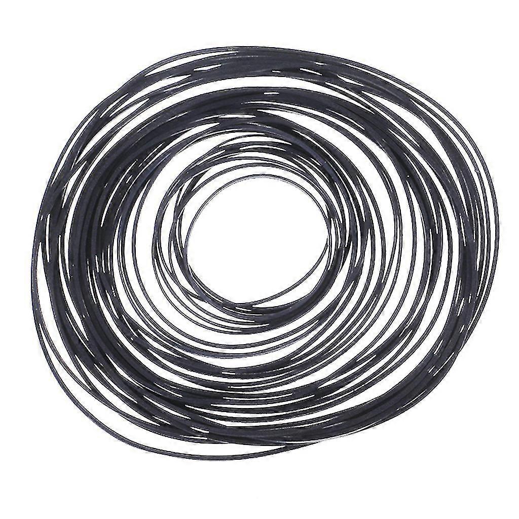 حزام محرك مسطح حزام مطاطي القرص الدوار لمشغل تسجيل الفينيل Lp Phono 80pcs