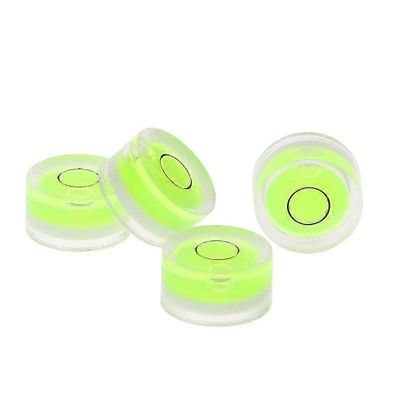 4pcs Round Bubble Level Mini Spirit Level Bullseye Level Measure Instrument