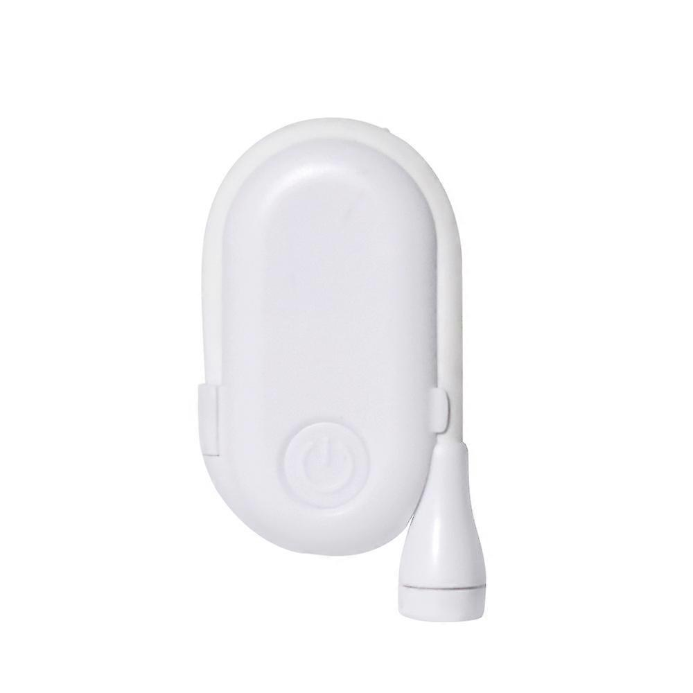 Clip-on book lamp with adjustable brightness, flexible and suitable for dormitories (white)