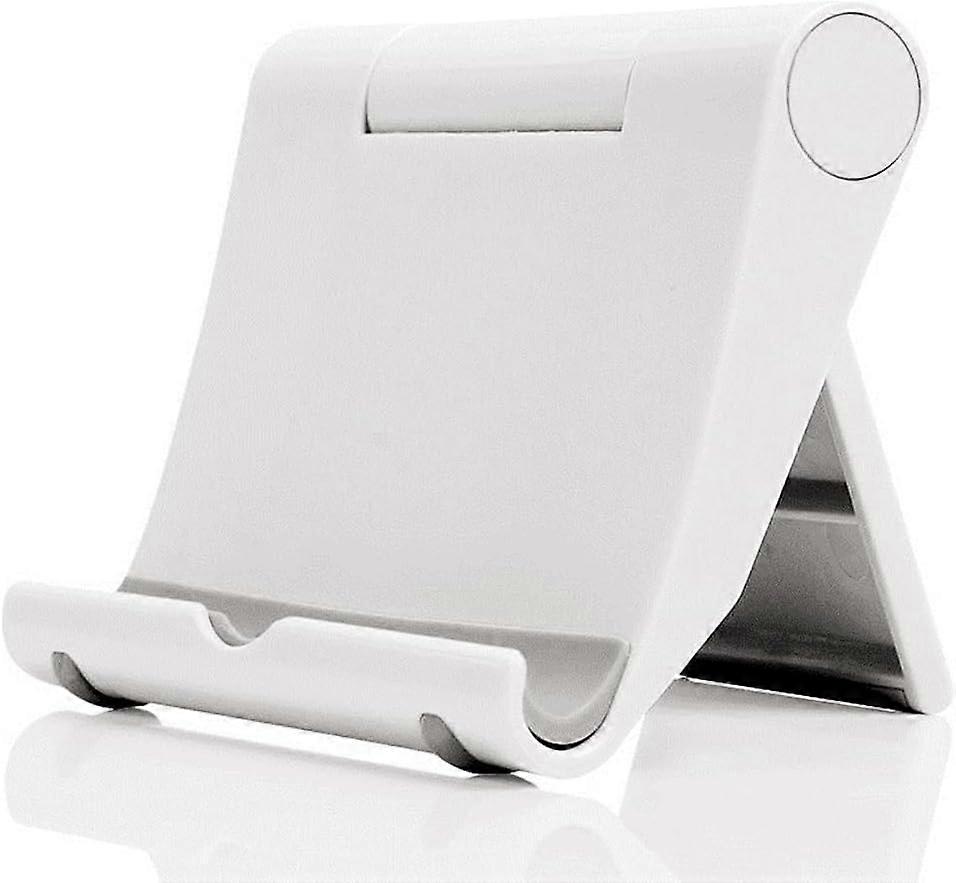 foldable phone stand phone base, multi-angle universal adjustable tablet stand (white)