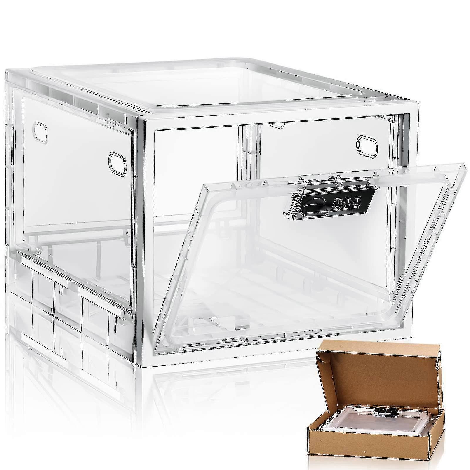 Lockable Box, Lockable Storage Box With Lock , Medicine Lock Box compatible with Refrigerator Classification, Lock Box