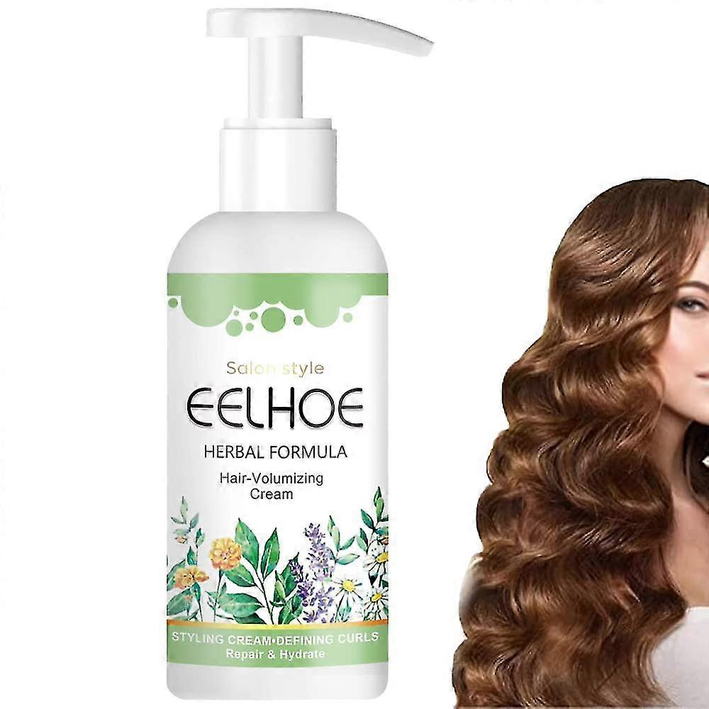 Extra Hair-volumizing Cream, Herbal Formula Hair Volumizing Cream, Hair Smoothing Volumizing Cream, Boosts Curls And Reduces