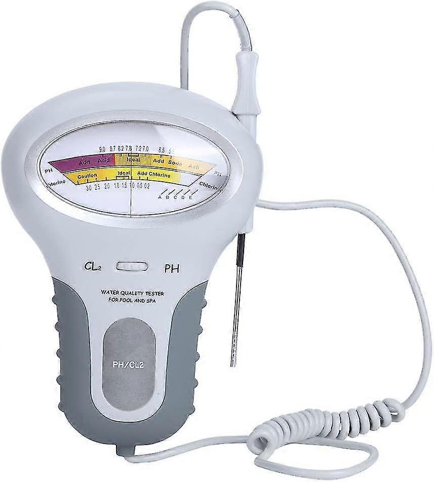 Wassertester - Tragbarer Schwimmbad-Wassertester-Detektor Ph-Chlor-Wasserqualitätsprüfmonitor