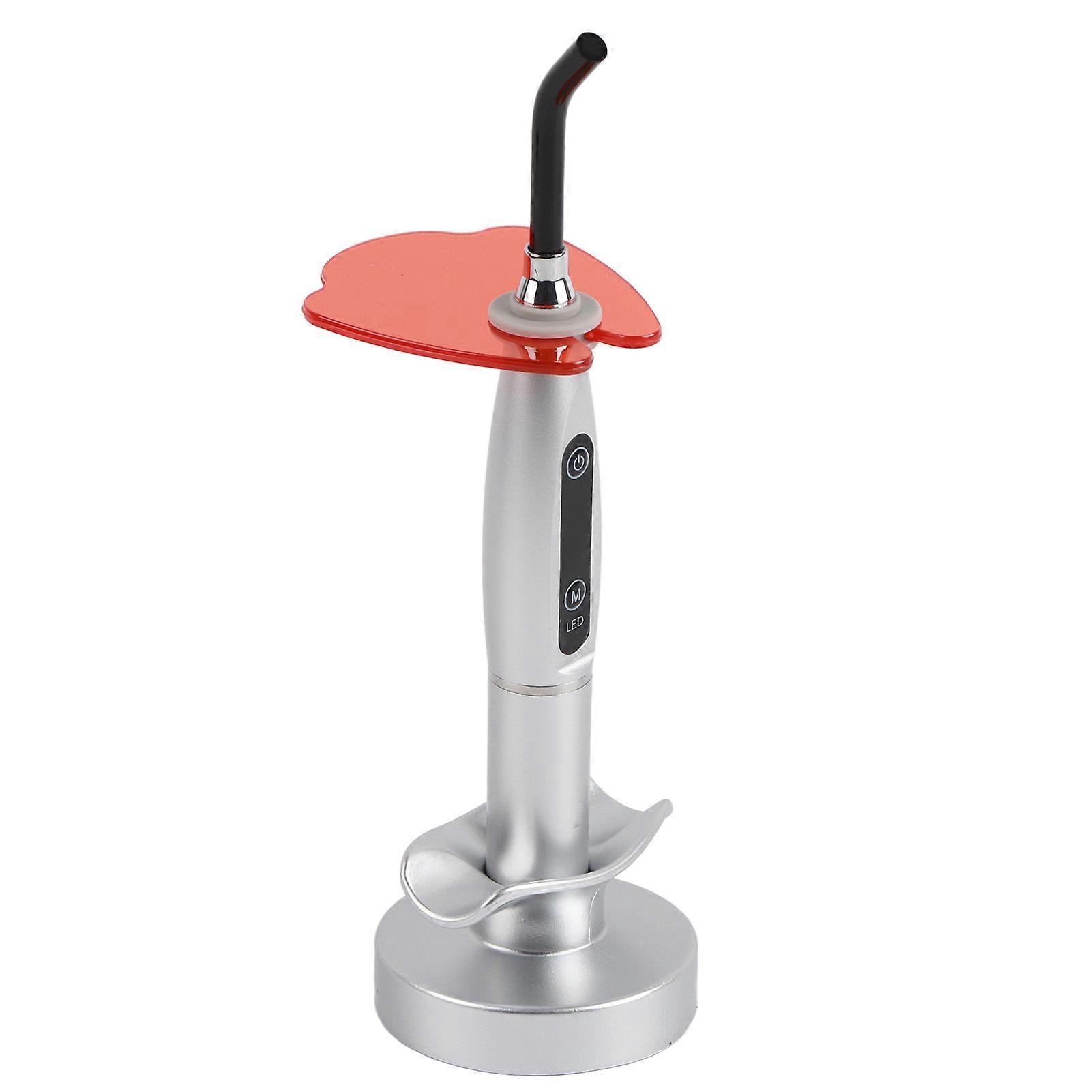 240V Rechargeable Wireless Dental Curing LED Light Lamp Silver