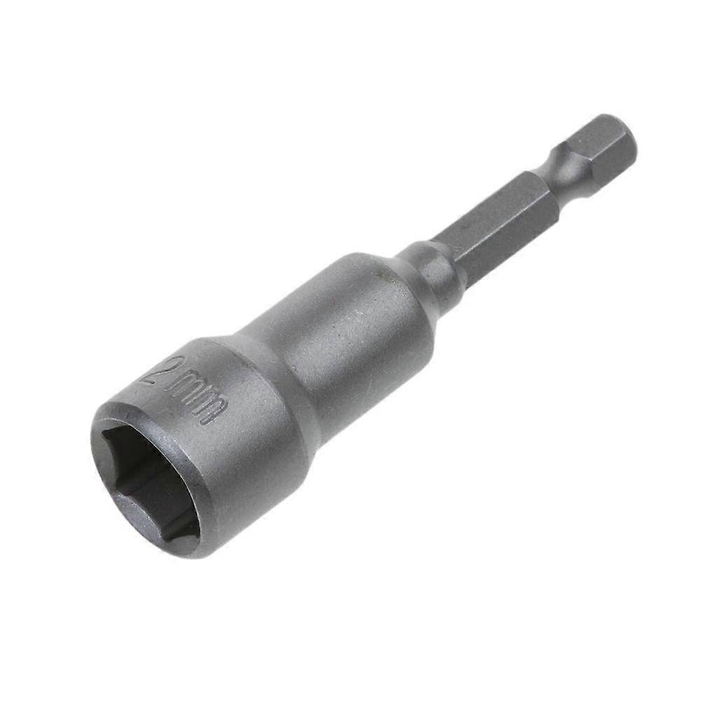 6/7/10/12mm Hex Socket Bar Wrench Adapter Drill Power Driver Extension 12mm