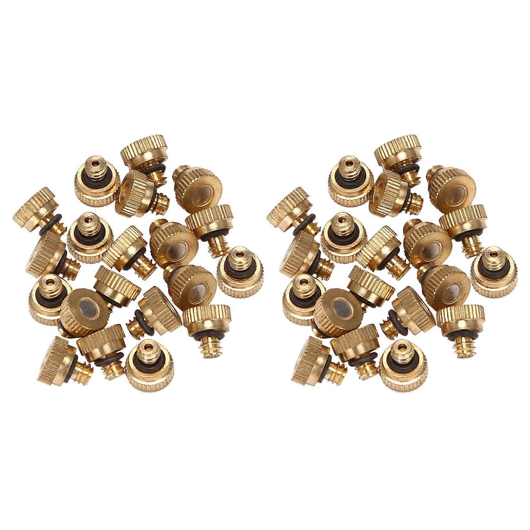 40Pcs Fog Mist Nozzle,Low Pressure Mist Cooling Nozzle,Misting Nozzles Orifice 0.1mm