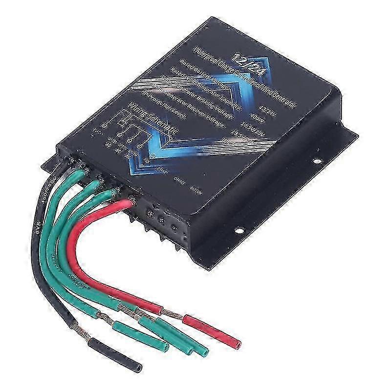 Wind Turbine Charge Controller, 400W 12V 24V Mini Wind Turbine Generator Controller IP67 Waterproof