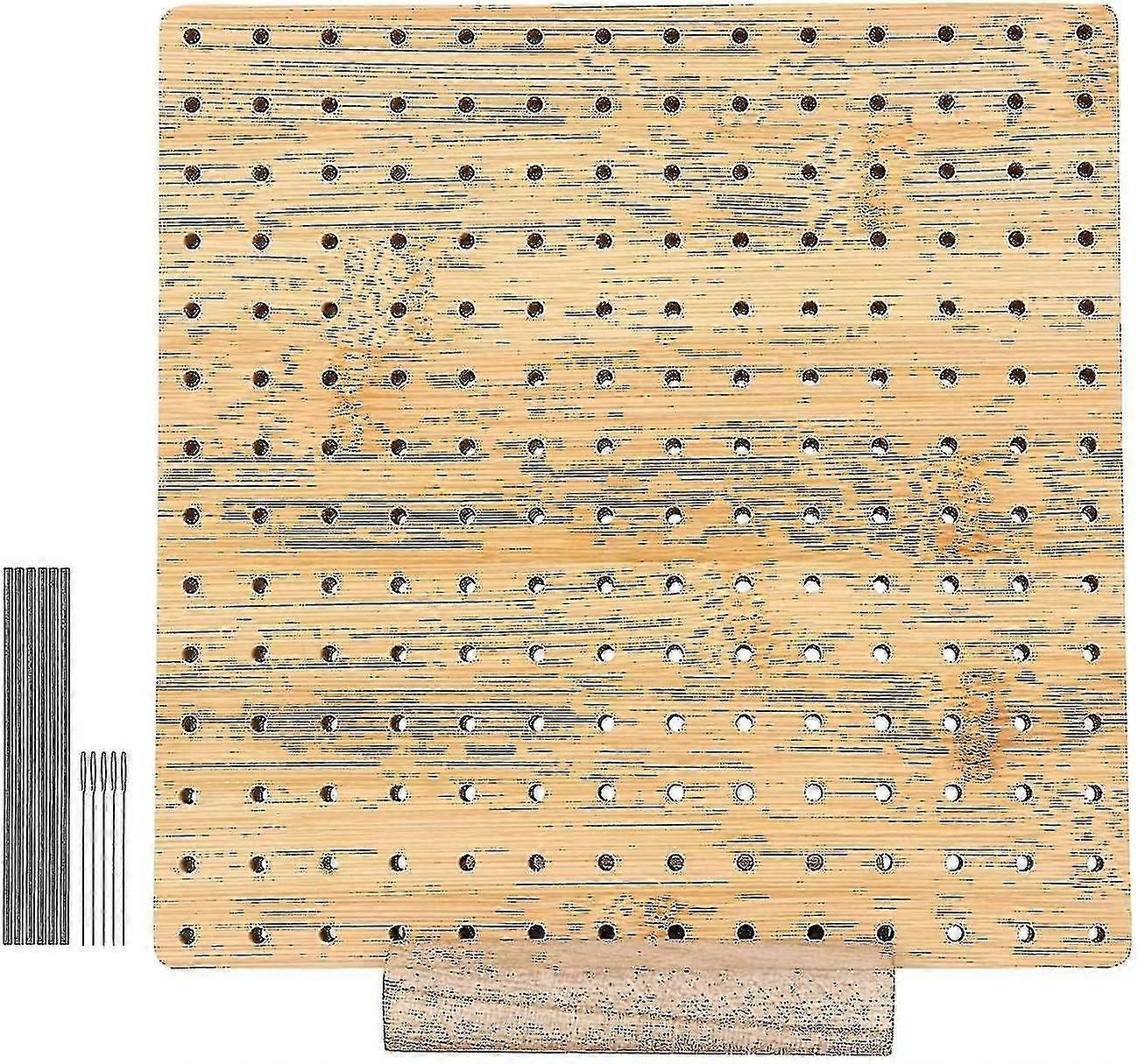 Blocking Board, Blocking Boards For Crochet, Squares Blocking Board For Knitting And Crochet Projects Handcrafted Knitting With Wooden Knitting Base-s