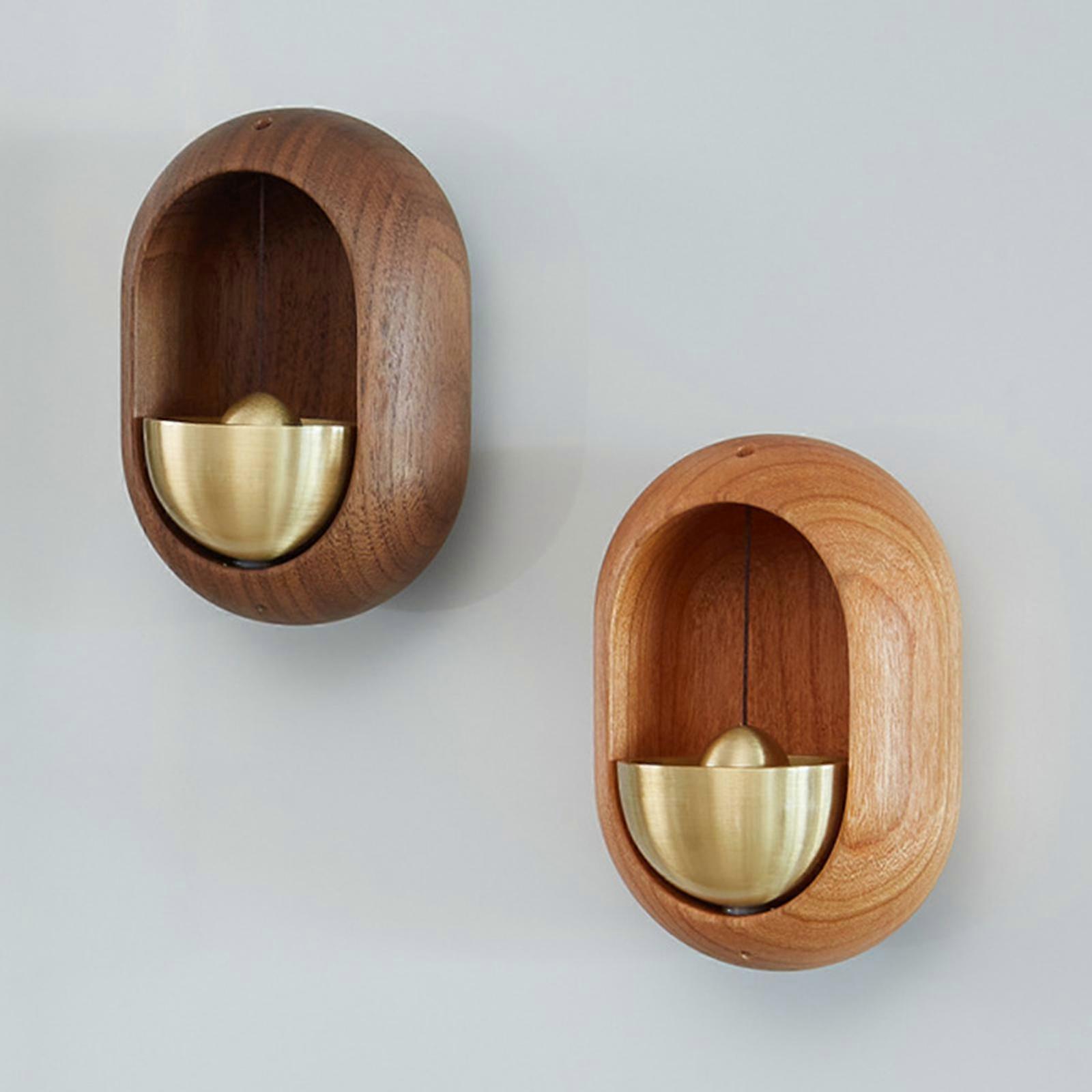 2x  Brass Wind Chime Hanging Refrigerator Door Bell